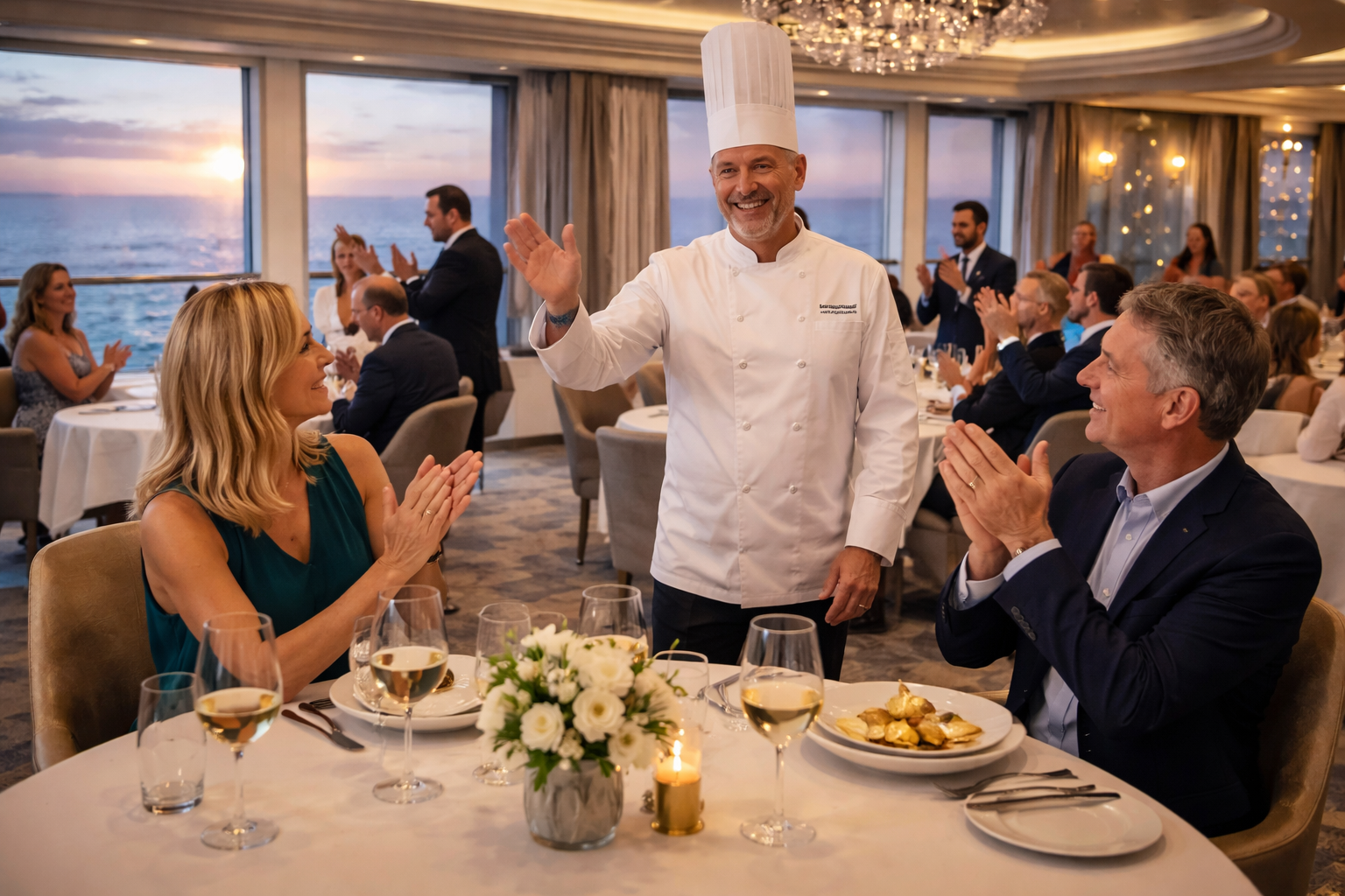 Evening dining detail